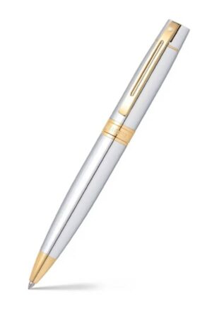 SHEAFFER BOLIGRAFO SERIE 300 CROMO LISO CON DORADO