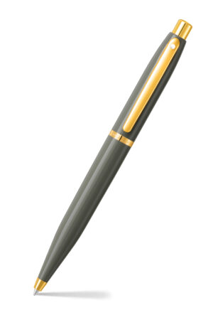 SHEAFFER BOLIGRAFO VFM GRIS LACA CON DORADO